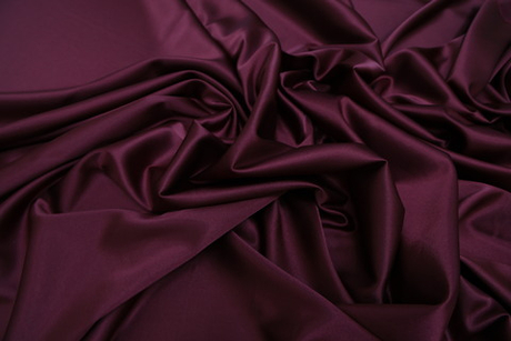 Атлас стрейч бордовый