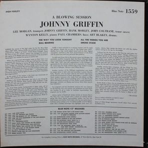 Johnny Griffin / A Blowing Session (LP)