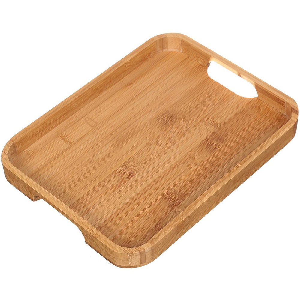 Поднос бамбук, 30х23х2.8 см, для завтрака, Катунь, КТ-ПД-02