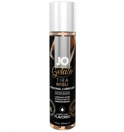 Вкусовой лубрикант на водной основе JO Gelato Tiramisu (Тирамису) 30 мл (Цвет: прозрачный)