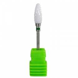 Nail Art Фреза керамическая для снятия гель лака, зеленая