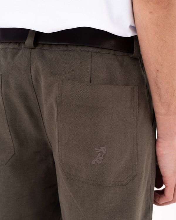 Брюки light industries Tubes / мховые - фото 6