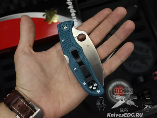 Нож складной Spyderco Endura 4 Wharncliffe K390 Cobalt 10FPWK390