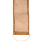 Мочалка для тела «ULTRAMARINE PRATO», комбинированная, цвет коричневый, 60*12см