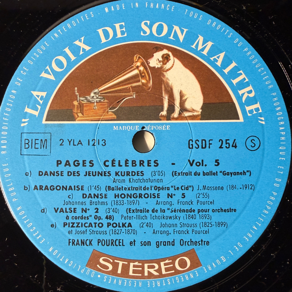Franck Pourcel Et Son Grand Orchestre ‎– Pages Célèbres Vol.5 (Франция)