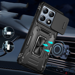 Чехол Safe Case с кольцом и защитой камеры для Xiaomi 14T Pro