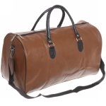 Сумка дорожная - деловая ЭКО кожа «BAST FRANKO», цвет коричневый, 47*28*19
