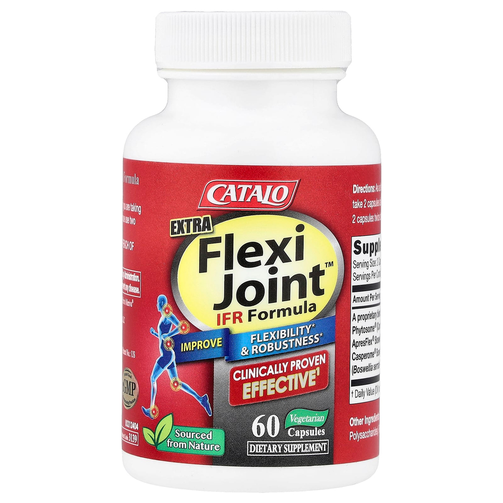 CATALO, Extra Flexi Joint™, формула IFR, 60 вегетарианских капсул