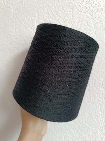 Черный, арт. AJ008М, Хлопок с микропайетками