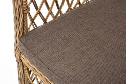 "Латте" обеденная группа плетеная, цвет соломенный