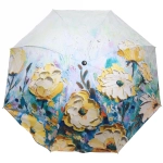 Зонт механический ветроустойчивый, матовая ручка «BESTzontik - ampir», микс 3 дизайна, длина 25см, d-110см