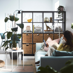 IKEA KALLAX  (ИКЕА КАЛЛАКС)  -  Подрамник, черный, 146x39x18 см