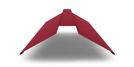 Планка конька плоского с покрытием Полиэстер 0,45мм, цвет RAL 3011 2м