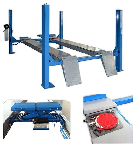 Подъёмник четырёхстоечный TST455CWAL для "развал-схождения" (5.5 т)