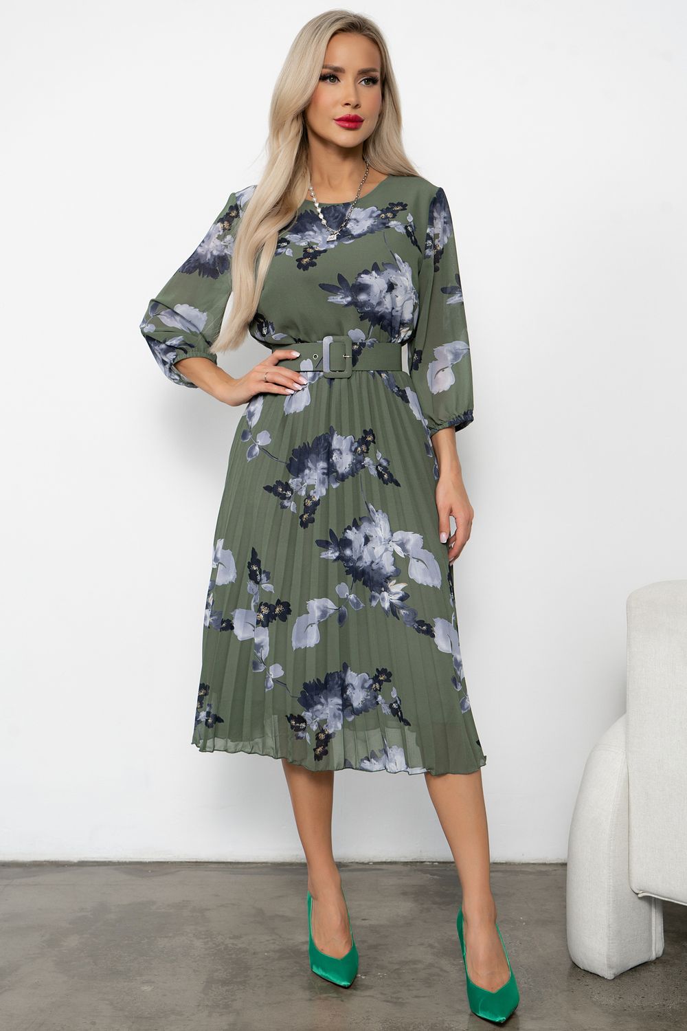 Платье  Каролина (фисташковый) Р11-1217/3 Nikol (Акция)