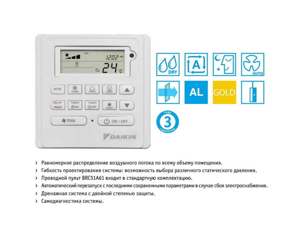 Канальный кондиционер Daikin FDMQN71CXV/RQ71CXV (средненапорный)
