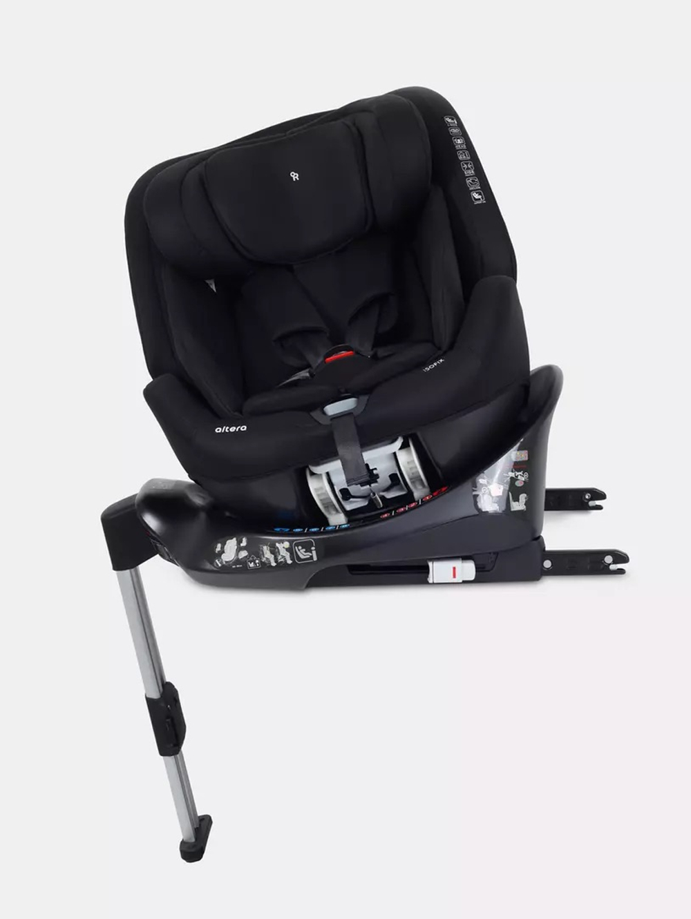 Автокресло детское Rant Altera Isofix I-Size группа 0/1/2/3 (0-36 ) Black