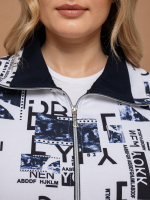 Толстовка К-184/белый-бруклин