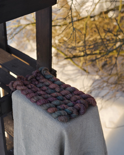 Носочная пряжа с пухом яка "Древний город" (мини)