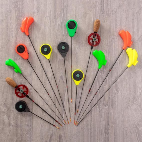 Удочка зим. SP-1T чёрный (хлыст 2 составной мягкий Hi Carbon teleskop) (SP-1T-BL) Akara