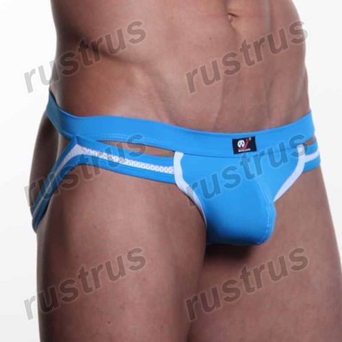 Мужские трусы джоки голубые WANGJIANG WG00094