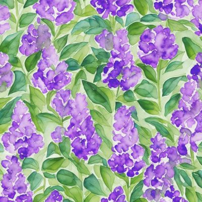 Фиолетовые цветы, лаванда