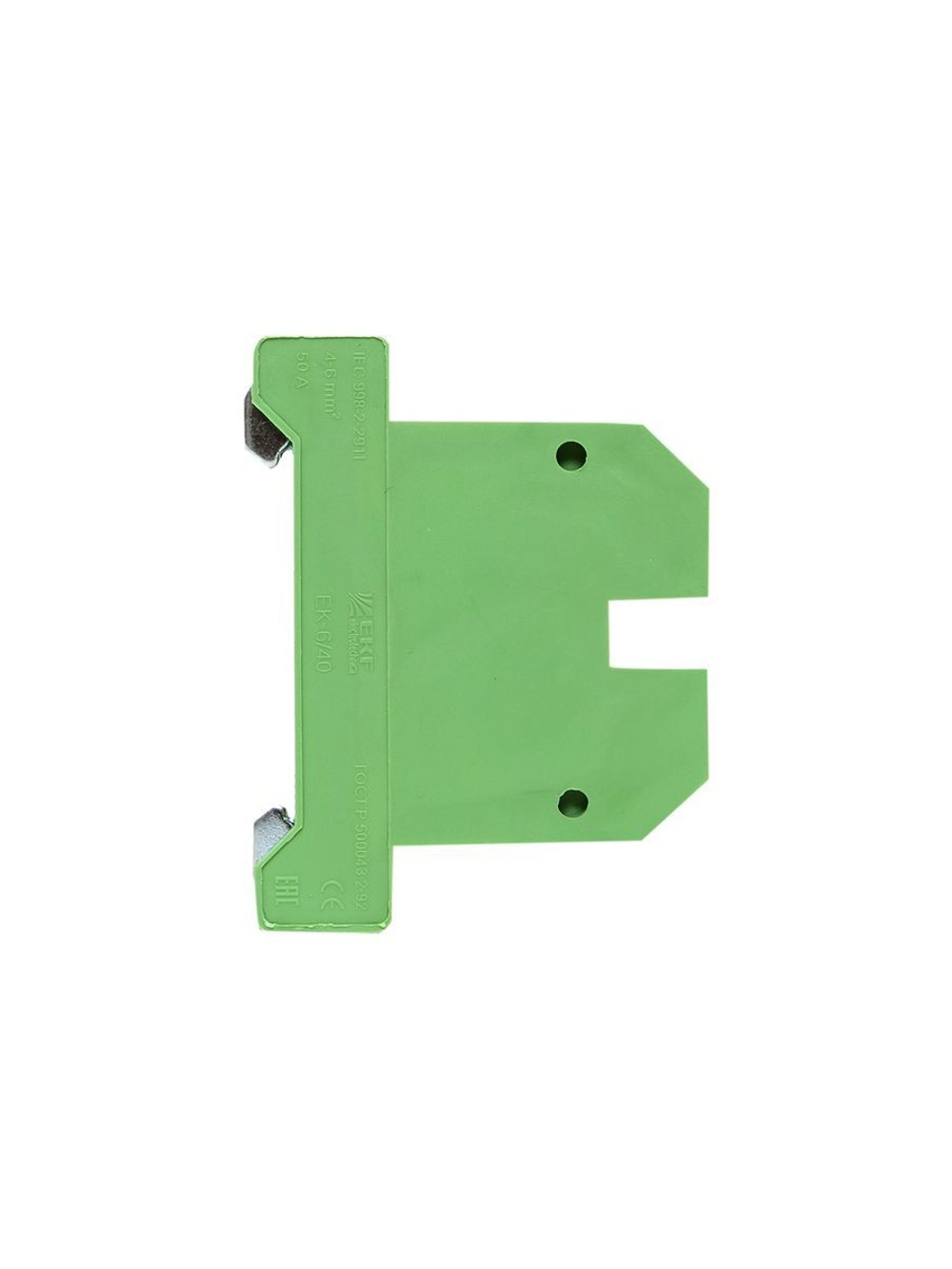 Колодка клеммная ЕК-6/40 JXB земля EKF plc-ek-6/40