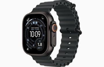 Умные часы Apple Watch Ultra 3, 49 мм, Black Titanium Black Ocean Band , черный