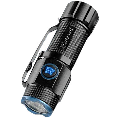 Фонарь Yemao YM-F602X Ультракомпактный 1000лм (5Вт) 100м ( P50, 5 режимов, 1х16340 ) Магнит -