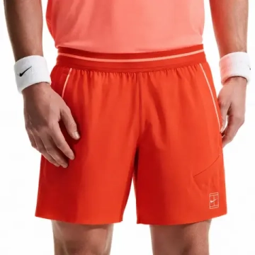 Мужские теннисные шорты Nike Court Advantage Dri-Fit 6in Tennis - picante red/atomic pink