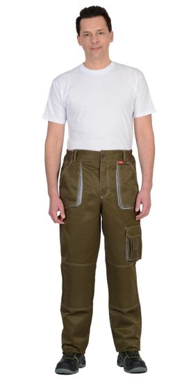 Брюки "Сириус-Crown" (хаки/с.серый)