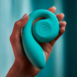 Двойной стимулятор точки G SVibe Snail GIZI цвет тиффани
