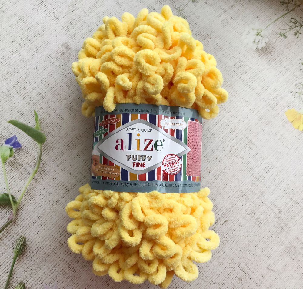ALIZE &quot;Puffy Fine&quot;, 113 желтый
