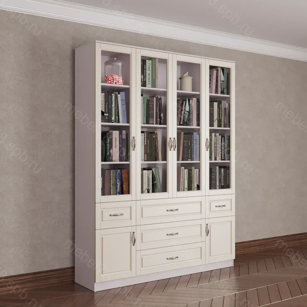 Шкаф книжный 4/7 (мадес)