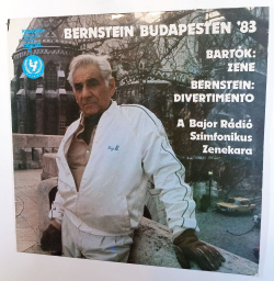 Винтажная виниловая пластинка LP Bartok Барток Bernstein Budapesten 83 Zene Divertimento (Венгрия 1983)