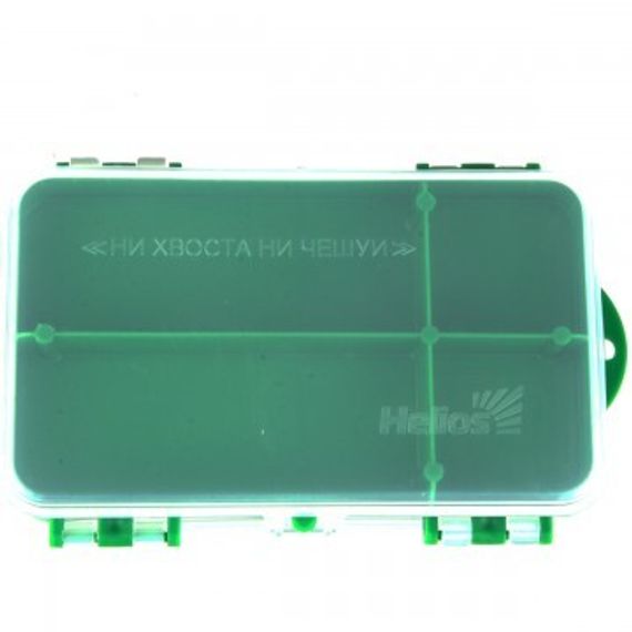 Коробочка для оснастки Helios двухсторонняя (зеленая)