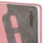 Ежедневник датированный 2025, А5, 138x213 мм, BRAUBERG "Assistant", под кожу, держатель для ручки, розовый, 115889