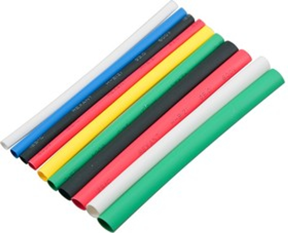 Кембрик  (6мм) REXANT цвет-микс (10м)  2060-10