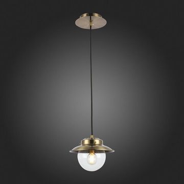 SLE110103-01 Светильник подвесной Античная бронза/Прозрачный E14 1*40W GARONNI