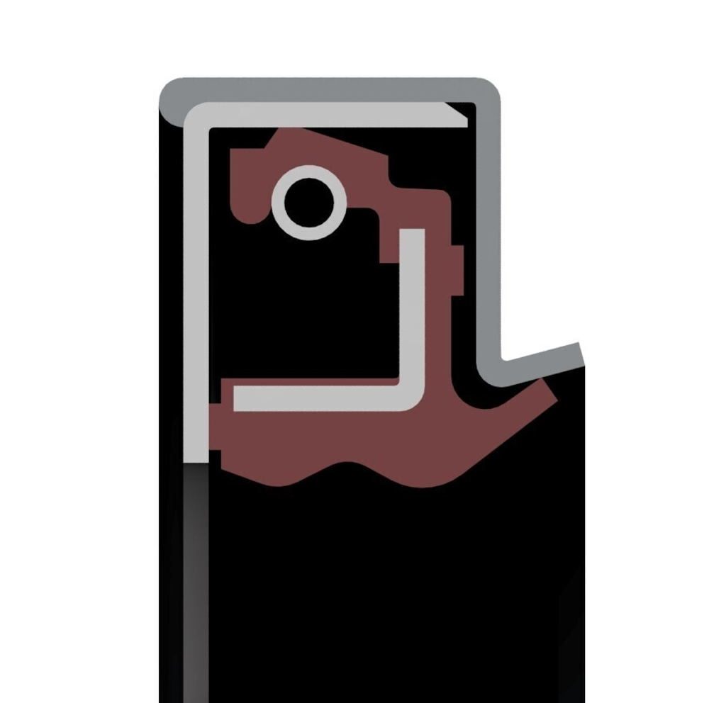 Кассетное уплотнение УК-40 (130x170x17) FKM/Сталь