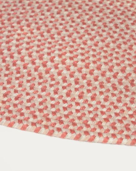 Rodhe Круглый ковер 100% ПЭТ терракотовый Ø 150 см