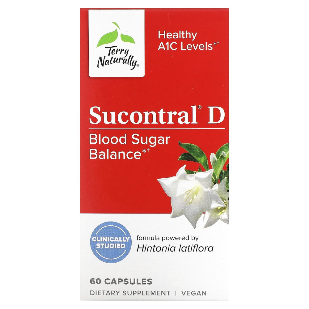 Terry Naturally, Sucontral® D, 60 капсул