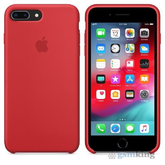 Silicone Case iPhone 8/7 Plus Product Red (Красный)