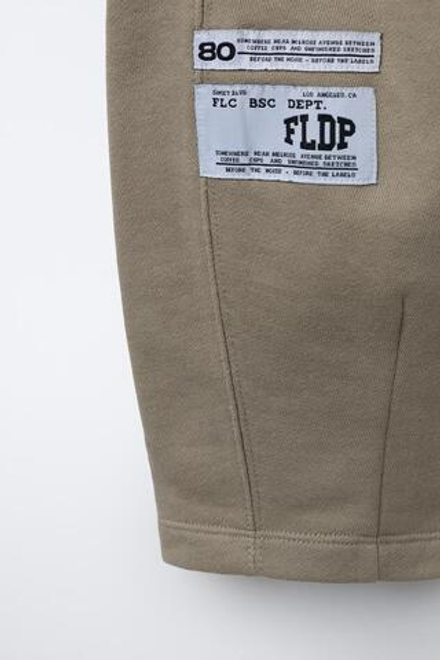 ZARA БРЮКИ BARREL С ЭТИКЕТКОЙ, ПЕСОЧНЫЙ