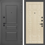 Дверь Входная Металлическая Лабиринт ОРЛЕАН 12 Беленый дуб