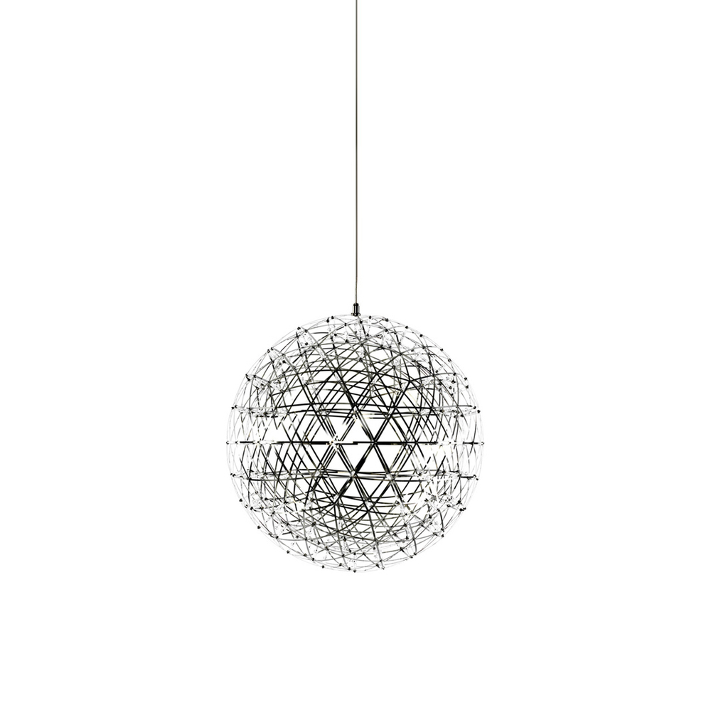 Pendant design lamp  Raimond by Moooi (Silver,  D 43 cm)