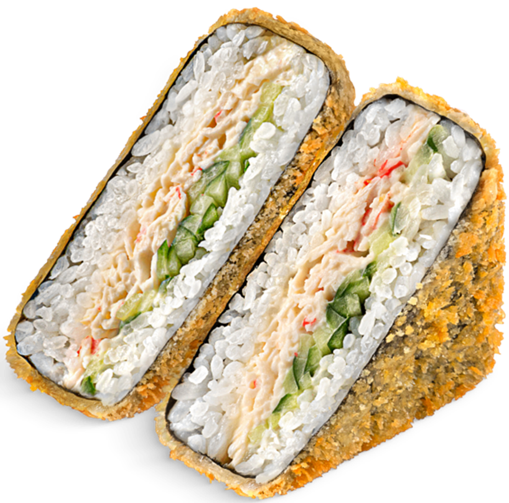 Онигири темпура с Крабом