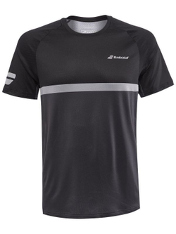 Мужская теннисная футболка Babolat Compete Crew Neck Tee Men - black/black