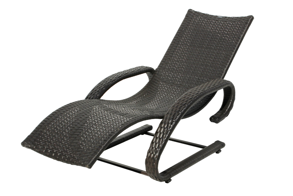 Лежак Модена арт.7006, ротанг искусственный (коричневый) "Garden story"