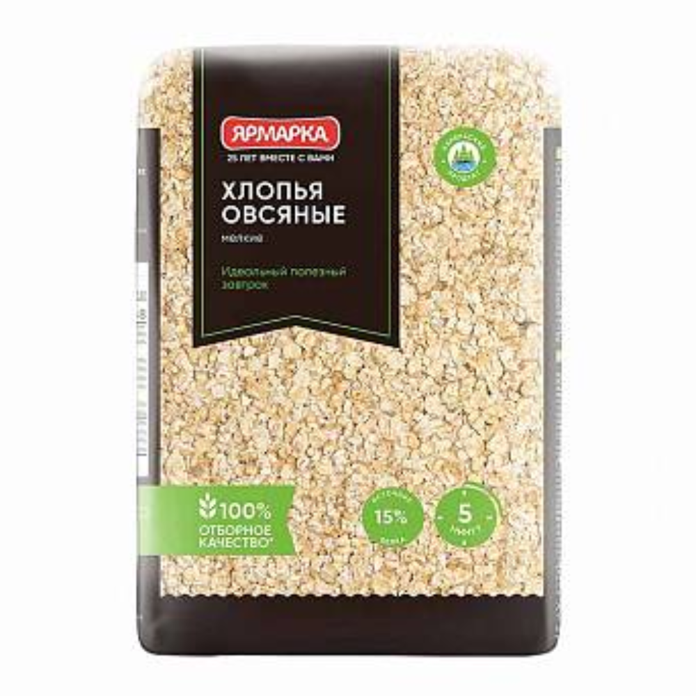 Хлопья овсяные Геркулес Ярмарка 350 гр